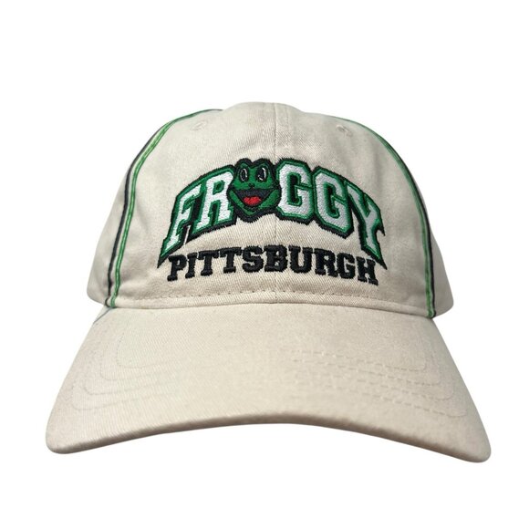 Froggy Pittsburgh Country Music FM Radio Station Strapback Dad Hat Cap Spell Out - Picture 1 of 10
